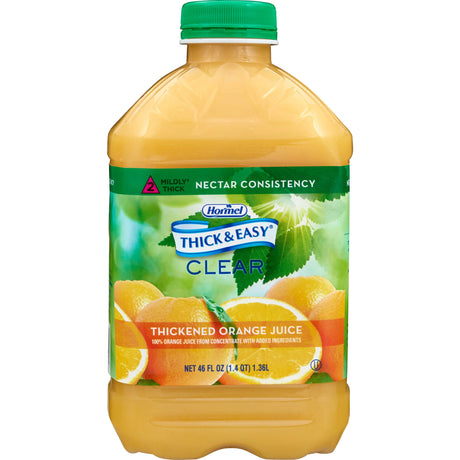 Thick & Easy® Clear Nectar Consistency Orange Juice Thickened Beverage, 46-ounce bottle Thick & Easy®