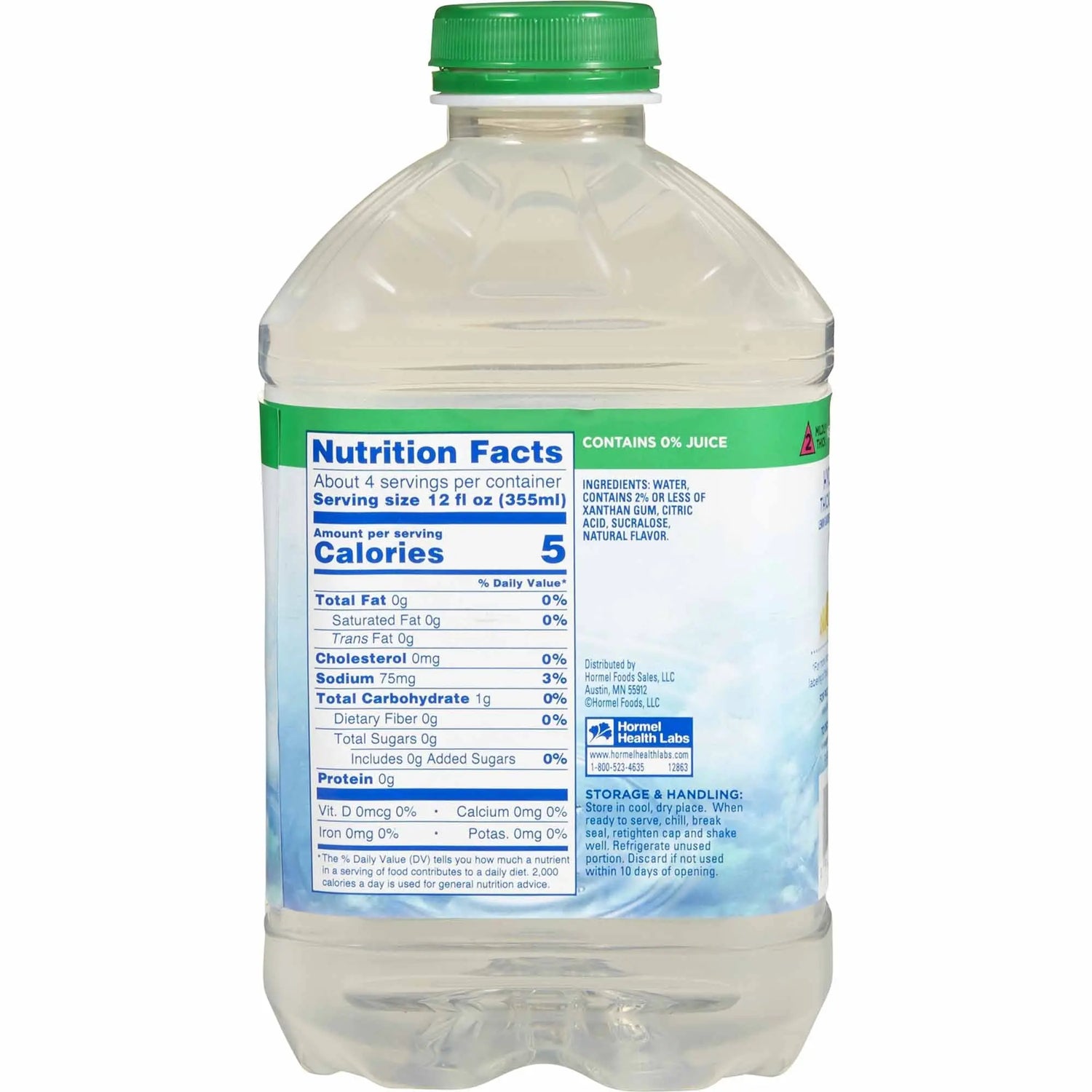 Thick & Easy® Hydrolyte® Nectar Consistency Lemon Thickened Water, 46 oz. Bottle Thick & Easy® Hydrolyte®