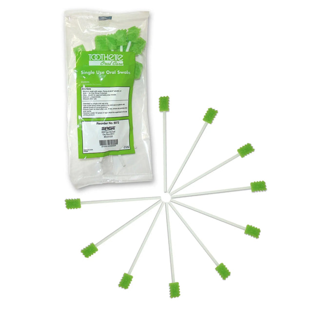 Toothette® Plus Swabs, Untreated Toothette® Plus