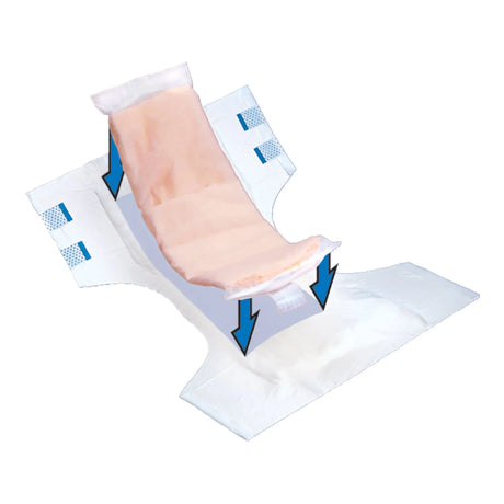 TopLiner™ Added Absorbency Incontinence Booster Pad, 2¾ x 14 Inch - getMovility