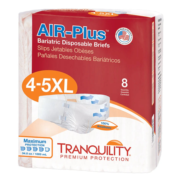 Tranquility® AIR-Plus™ Maximum Protection Bariatric Incontinence Brief Tranquility® AIR-Plus™ Bariatric