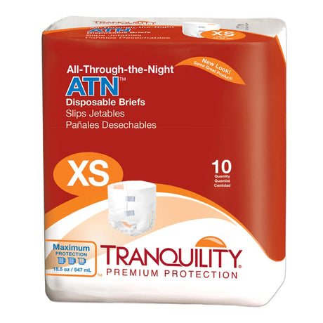 Tranquility® ATN Maximum Protection Incontinence Brief, Extra Small Tranquility® ATN