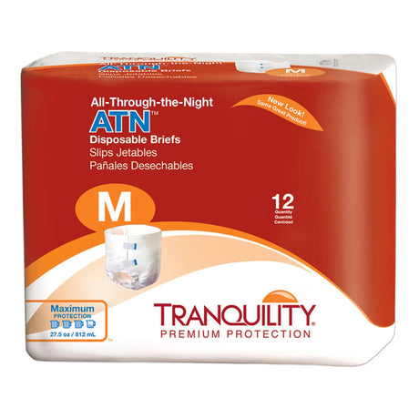 Tranquility® ATN Maximum Protection Incontinence Brief, Medium Tranquility® ATN