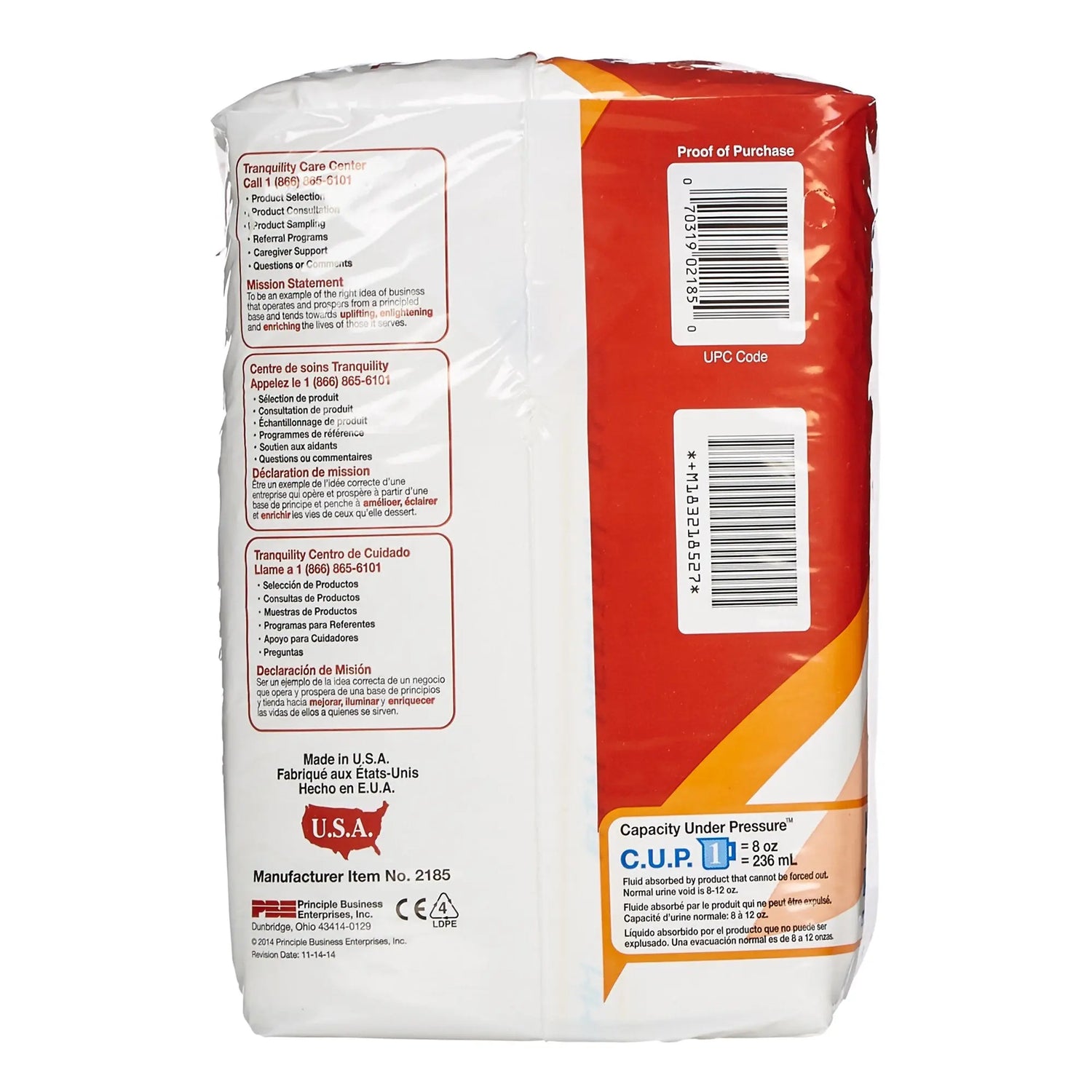 Tranquility® ATN Maximum Protection Incontinence Brief, Medium Tranquility® ATN