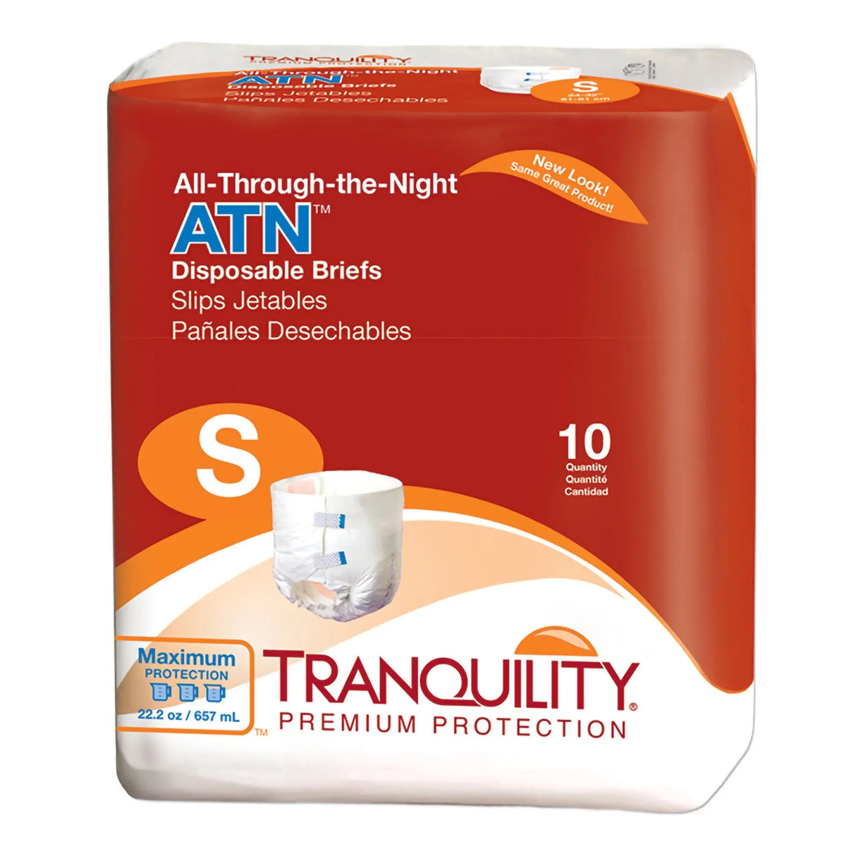 Tranquility® ATN Maximum Protection Incontinence Brief, Small Tranquility® ATN