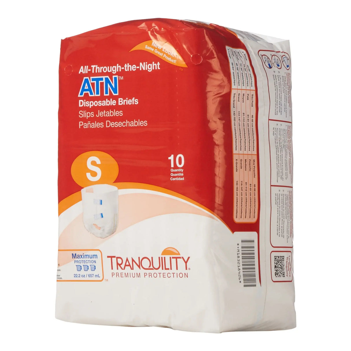 Tranquility® ATN Maximum Protection Incontinence Brief, Small Tranquility® ATN