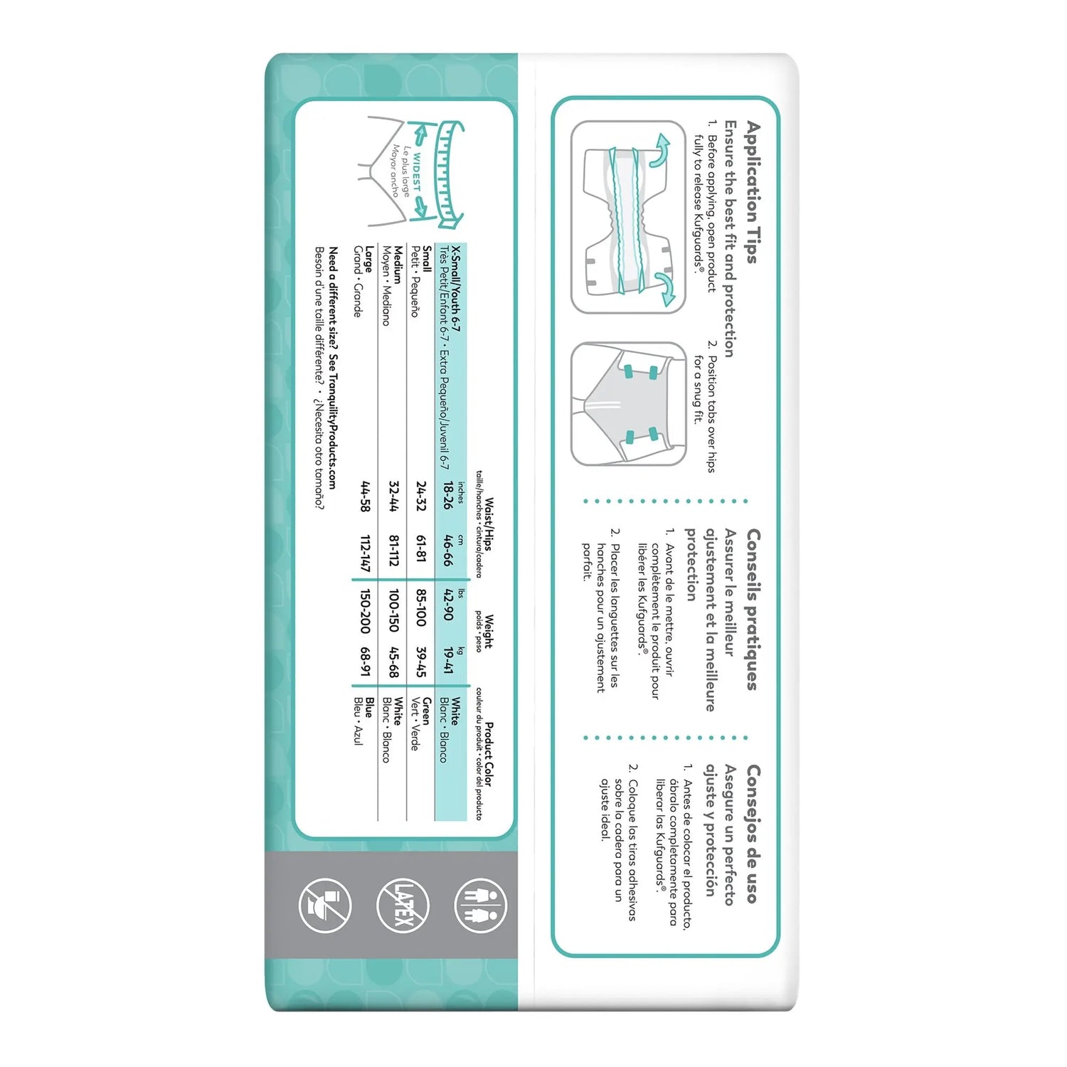 Tranquility® Essential Heavy Incontinence Brief, Extra Small Tranquility® Essential