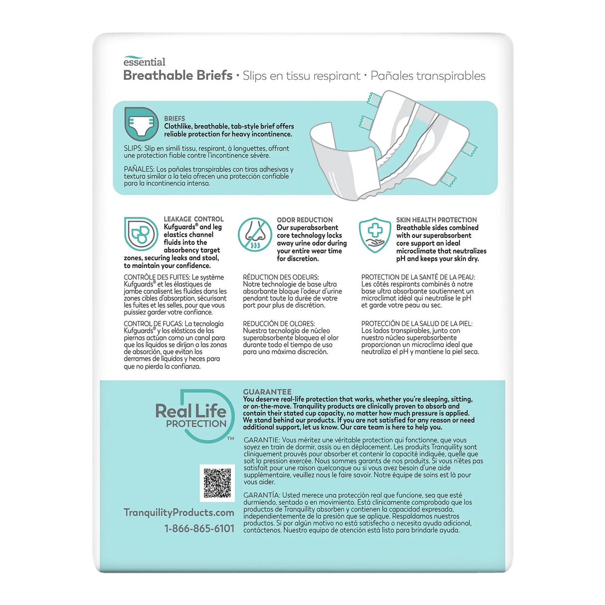 Tranquility® Essential Heavy Incontinence Brief, Medium Tranquility® Essential