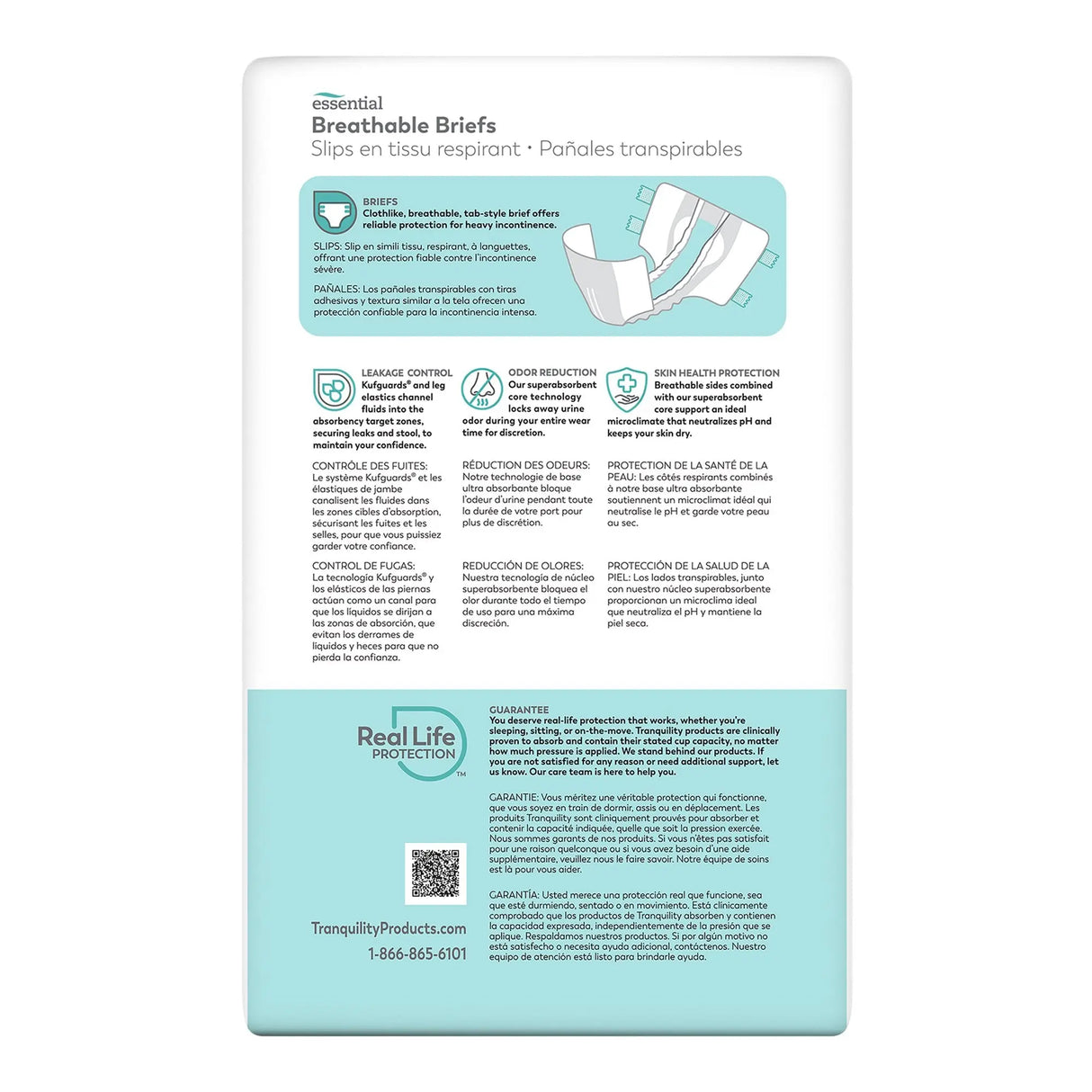 Tranquility® Essential Heavy Incontinence Brief, Small Tranquility® Essential