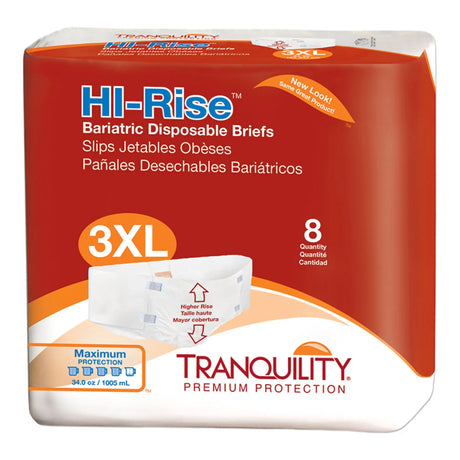 Tranquility® HI-Rise™ Maximum Absorbency Bariatric Incontinence Brief Tranquility® HI-Rise™ Bariatric