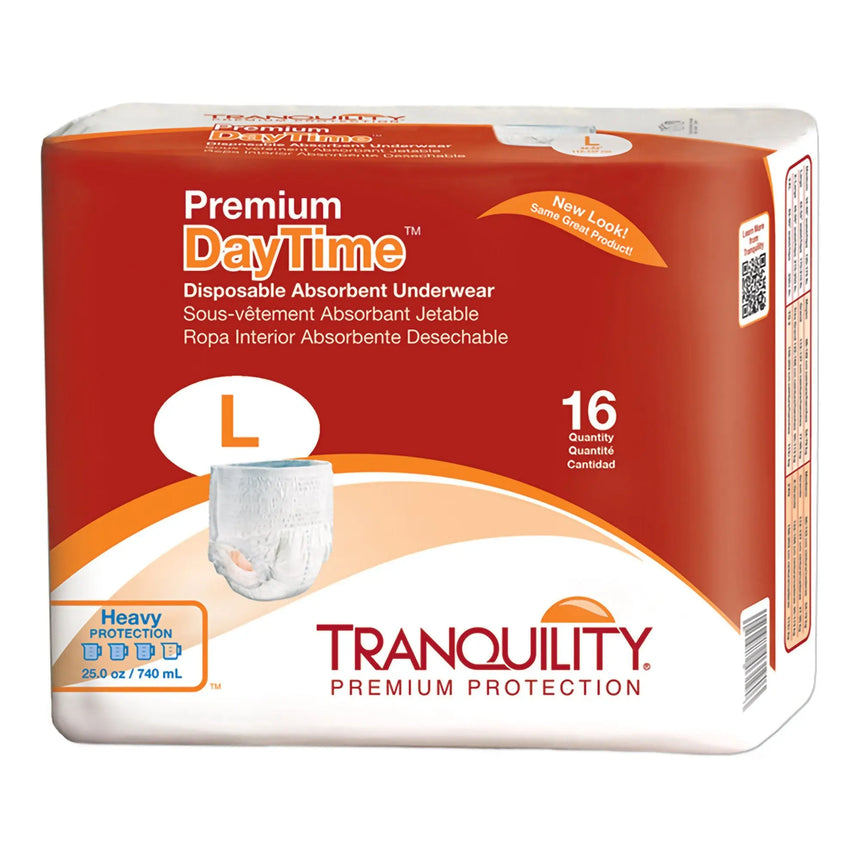 Tranquility® Premium DayTime™ Heavy Protection Absorbent Underwear, Large Tranquility® Premium DayTime™