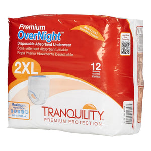 Tranquility® Premium OverNight™ Absorbent Underwear, Extra Extra Large Tranquility® Premium OverNight™