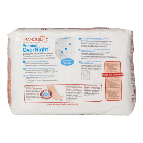 Tranquility® Premium OverNight™ Absorbent Underwear, Medium Tranquility® Premium OverNight™