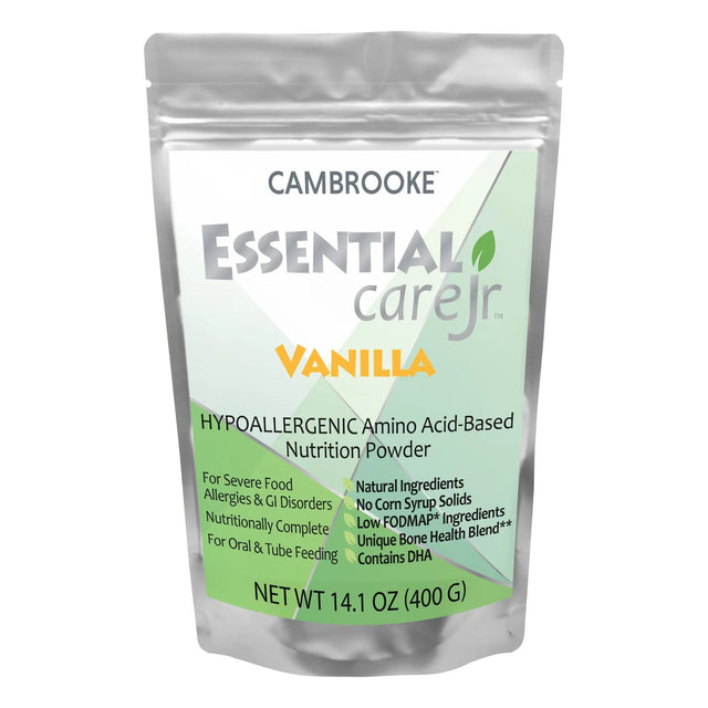 Essential Care Jr™ Vanilla Amino Acid Based Pediatric Oral Supplement / Tube Feeding Formula, 14.1 oz. Pouch Essential Care Jr™