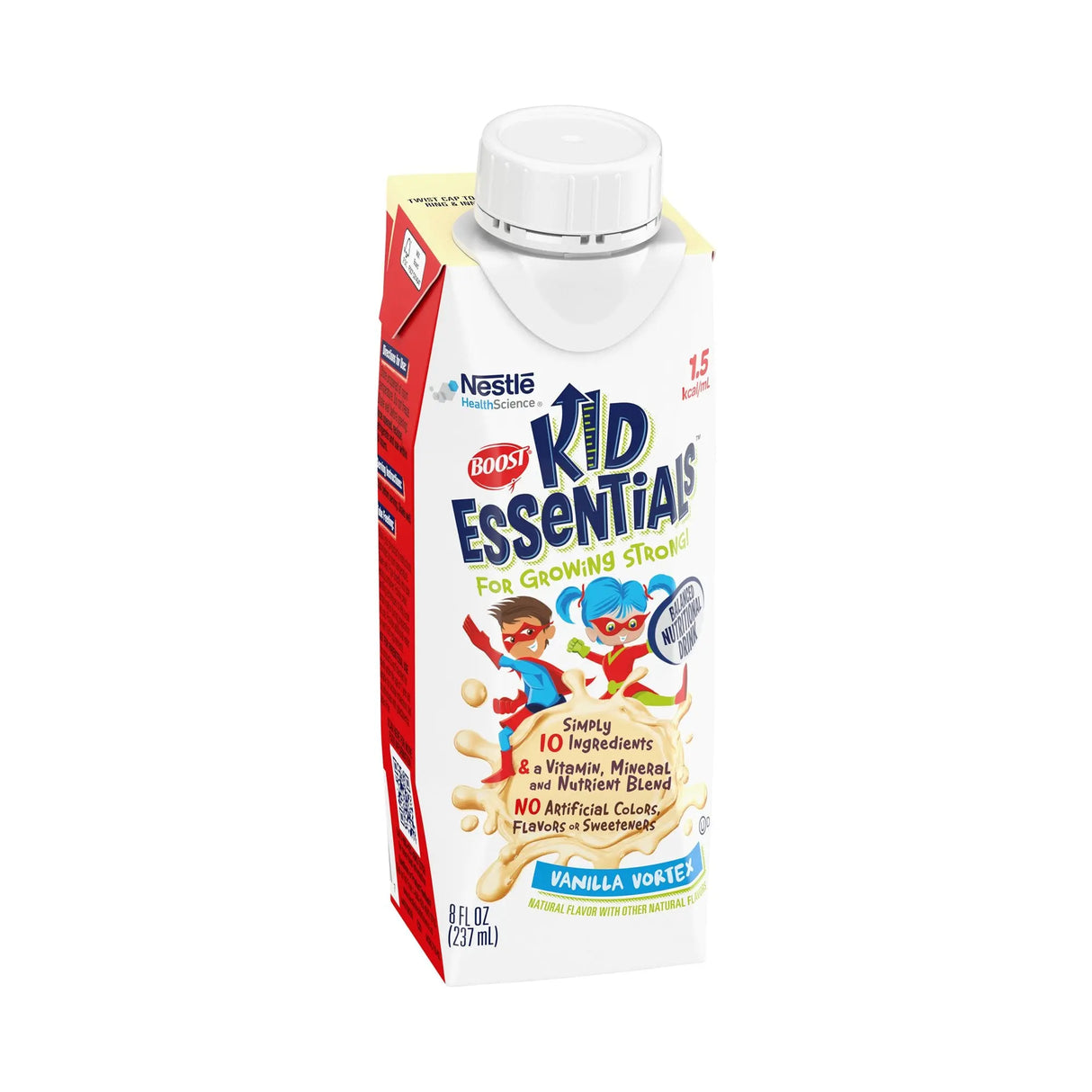 Boost® Kid Essentials™ 1.5 Vanilla Pediatric Oral Supplement / Tube Feeding Formula, 8 oz. Carton Boost® Kid Essentials™ 1.5