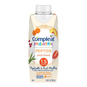 Compleat® Peptide 1.5 Pediatric Oral Supplement / Tube Feeding Formula, 8.45 oz. Carton Compleat® Peptide 1.5