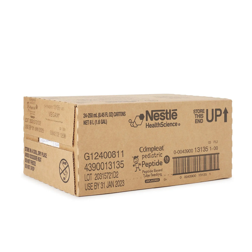 Compleat® Peptide 1.5 Pediatric Oral Supplement / Tube Feeding Formula, 8.45 oz. Carton Compleat® Peptide 1.5