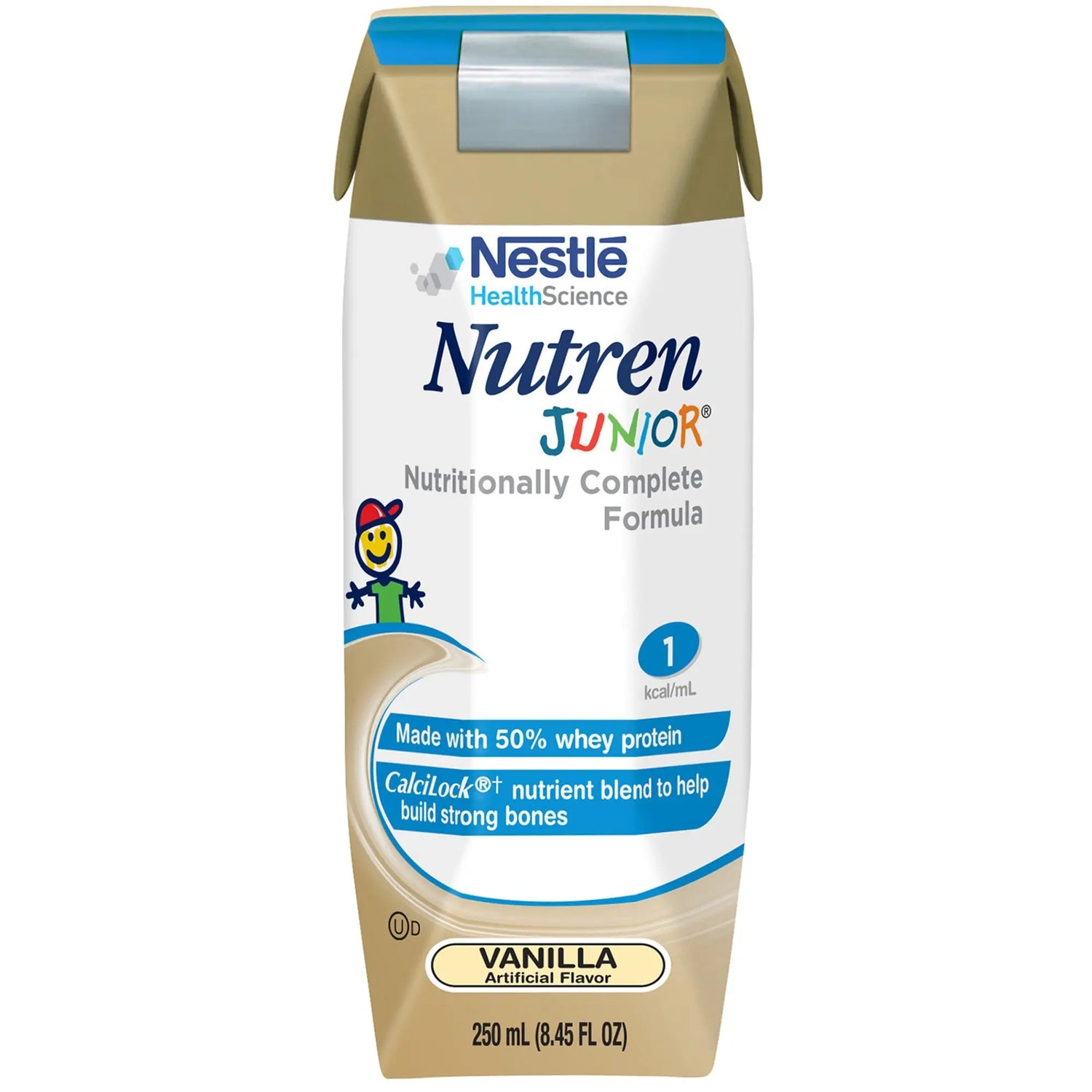 Nutren® Junior Vanilla Pediatric Oral Supplement / Tube Feeding Formula, 8.45 oz. Tetra Prisma® Nutren® Junior