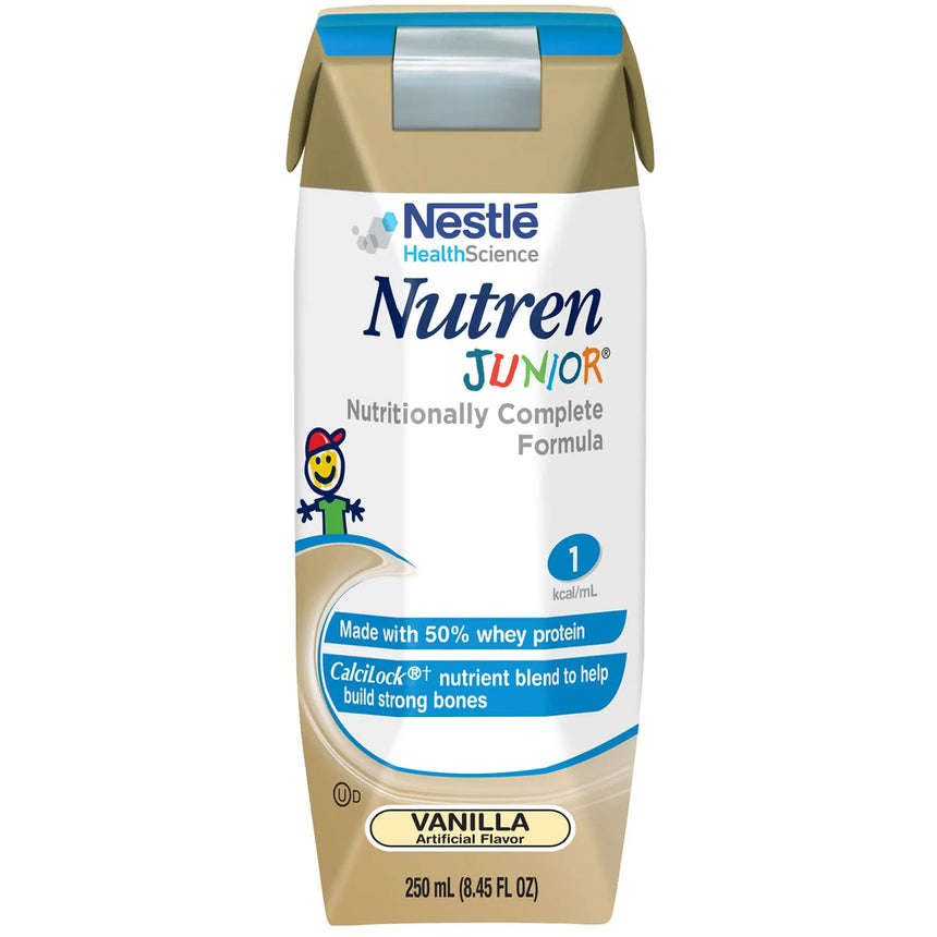 Nutren® Junior Vanilla Pediatric Oral Supplement / Tube Feeding Formula, 8.45 oz. Tetra Prisma® Nutren® Junior