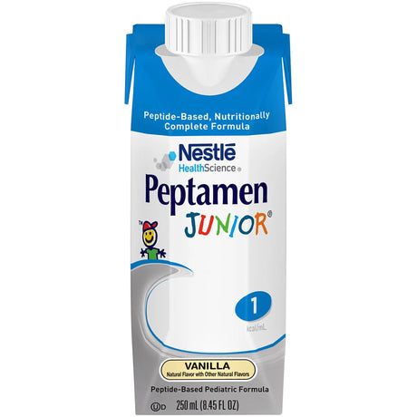 Peptamen Junior® Vanilla Pediatric Oral Supplement / Tube Feeding Formula, 8.45 oz. Tetra Prisma® Peptamen Junior®