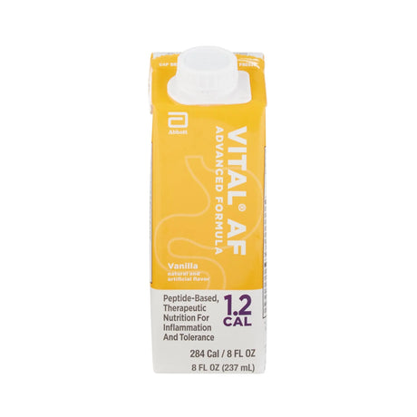 Vital AF 1.2 Cal Vanilla Peptide-Based Therapeutic Nutrition for Inflammation and Tolerance, 8-ounce carton Vital® AF 1.2 Cal