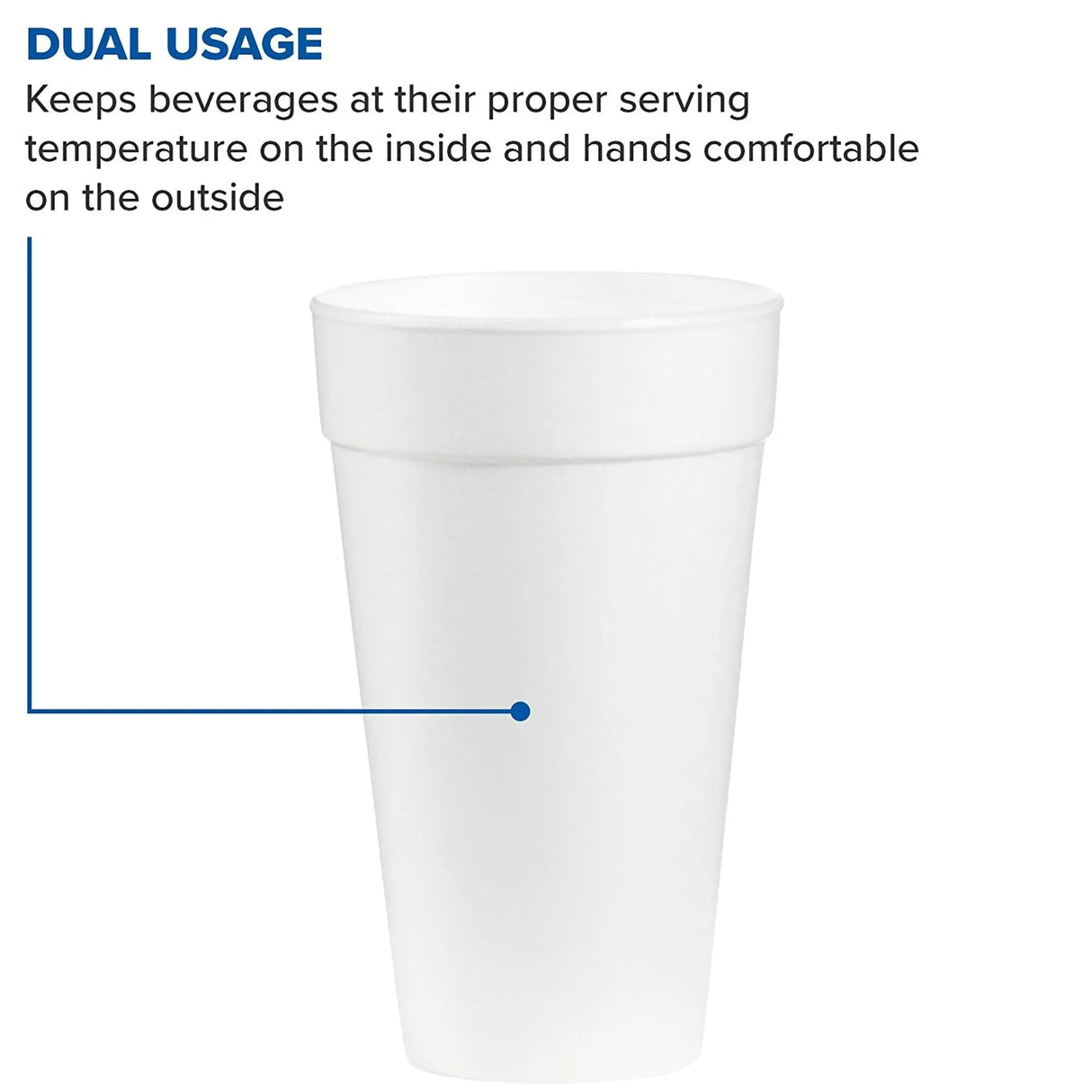 WinCup® Styrofoam Drinking Cup, 20 ounce WinCup®