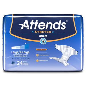 Attends® Stretch Briefs, Large / X-Large Attends® Stretch