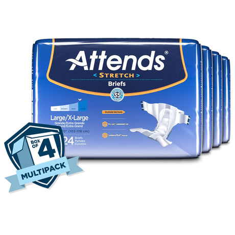 Attends® Stretch Briefs, Large / X-Large Attends® Stretch