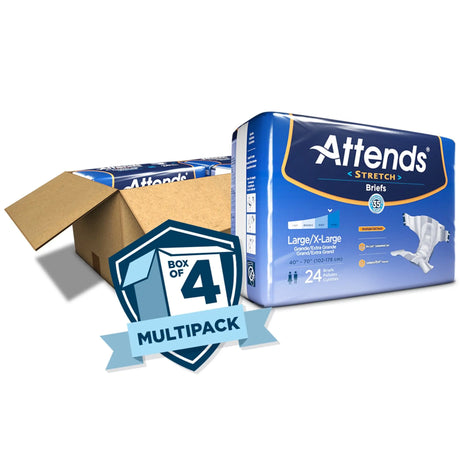 Attends® Stretch Briefs, Large / X-Large Attends® Stretch