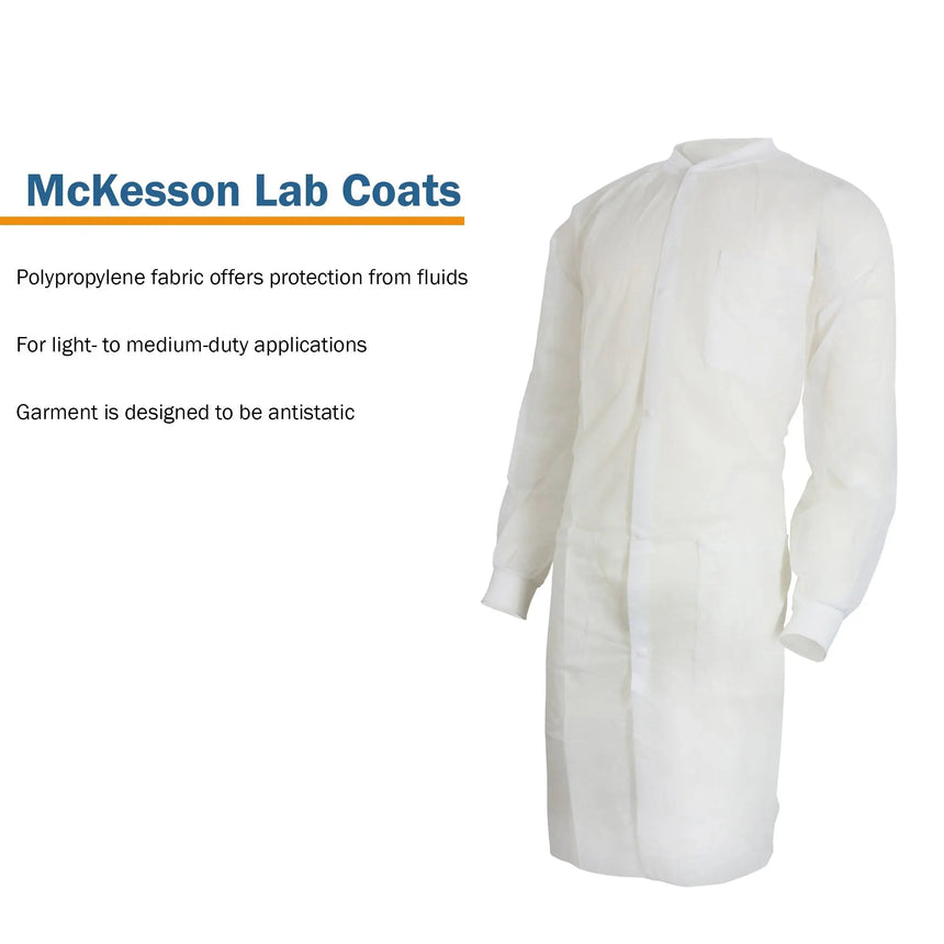 McKesson Lab Coat, Large / X-Large, White McKesson