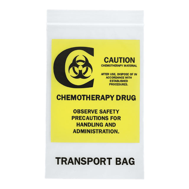 RD Plastics Chemotherapy Transport Bag, 9 x 12 Inch RD Plastics