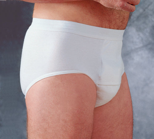 HealthDri Men's Heavy Cotton Brief XX-Large 46 48