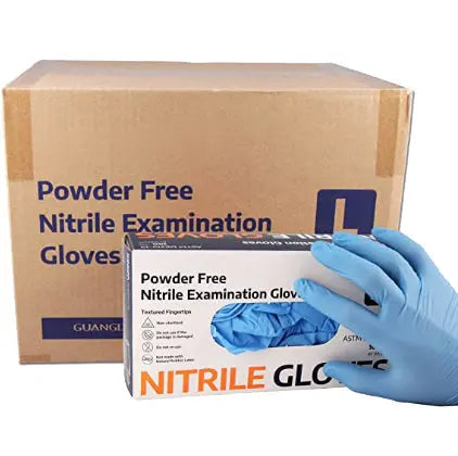 Nitrile Exam Gloves 10 bxs/case  Large Movility LLC- CM