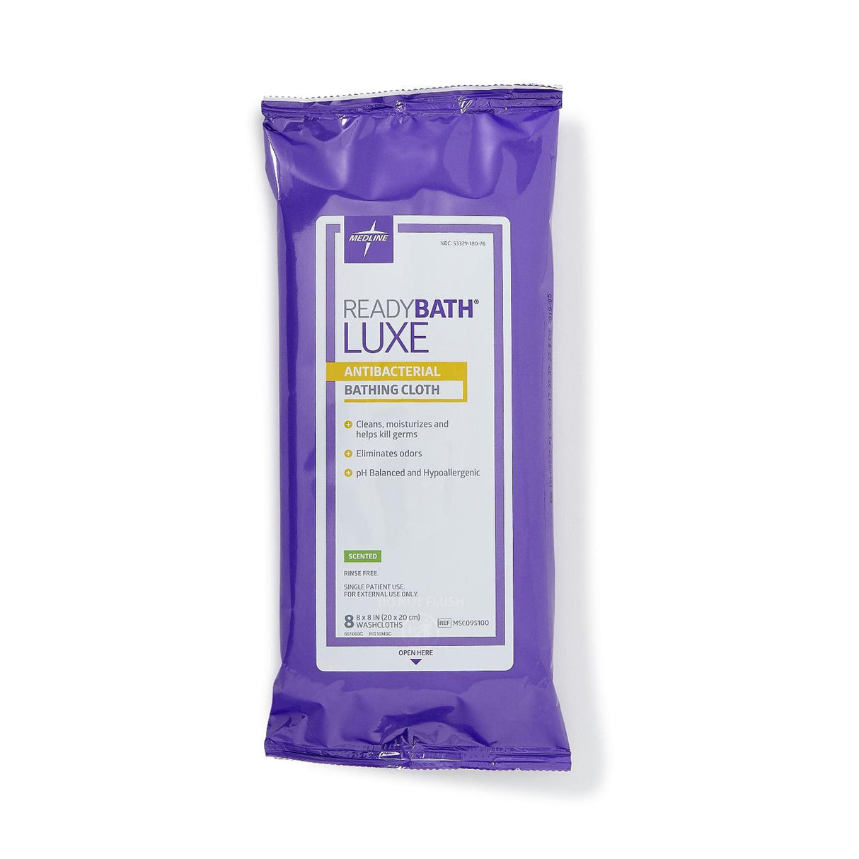 ReadyBath® Luxe Rinse-Free Bath Wipe, Soft Pack ReadyBath® Luxe