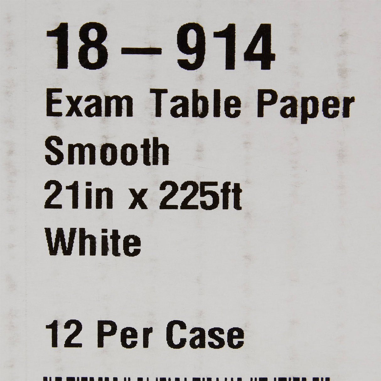 PAPER, TABLE SMOOTH ECON WHT 21"X225' (12RL/CS)