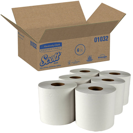 Scott® Essential White Paper Towel, 6 Rolls per Case Scott® Essential