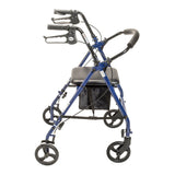 drive™ Steel Rollator with 6 Inch Wheels, Blue - getMovility