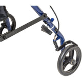 drive™ Steel Rollator with 6 Inch Wheels, Blue - getMovility