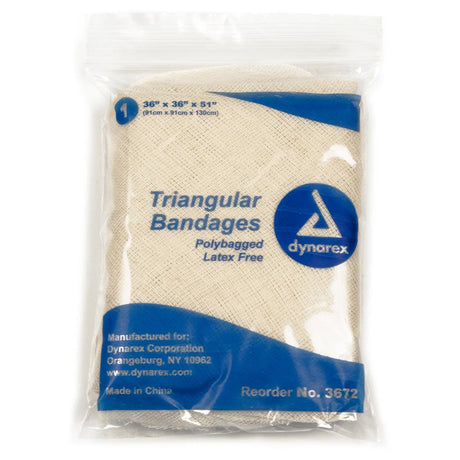 dynarex Triangular Bandage, 36 x 36 x 51 Inch dynarex®