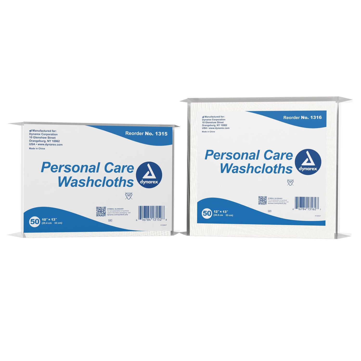 dynarex® Disposable Washcloth, 12 x 13 Inch Dynarex®