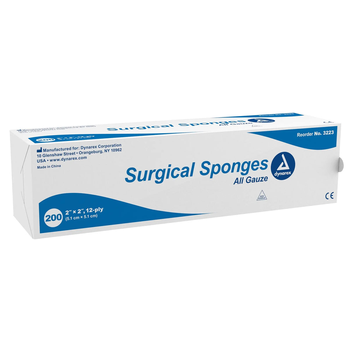 dynarex® Gauze Sponge, 2 x 2 Inch, 12-Ply Dynarex®