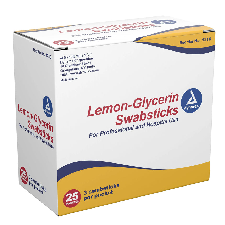 dynarex® Lemon-Glycerin Oral Swabsticks Dynarex®