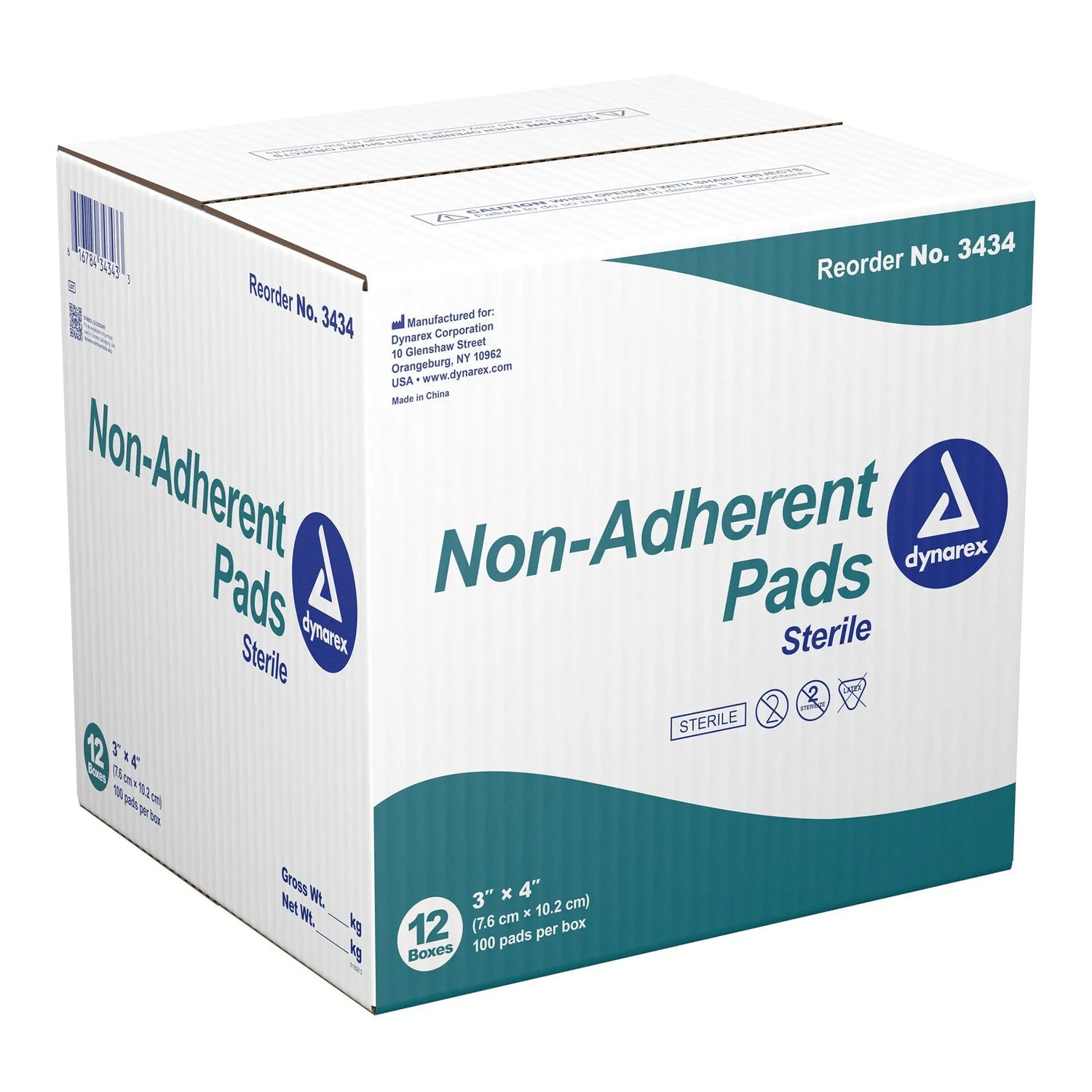 dynarex® Nonadherent Dressing, 3 x 4 Inch Dynarex®