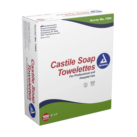 dynarex® Scented Castile Soap Towelettes, Individual Packets Dynarex®