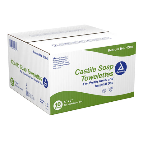 dynarex® Scented Castile Soap Towelettes, Individual Packets Dynarex®