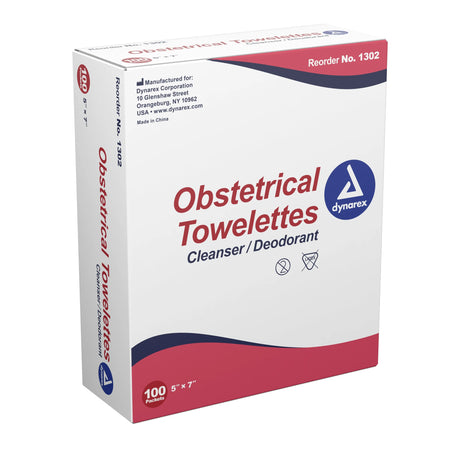 dynarex® Scented Obstetrical Towelettes, Individual Packets Dynarex®