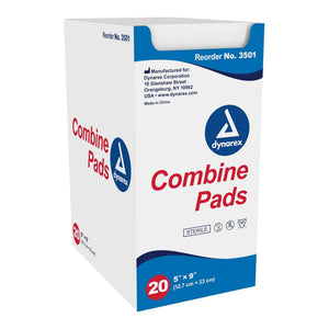 dynarex® Sterile Abdominal Pad, 5 x 9 Inch Dynarex®