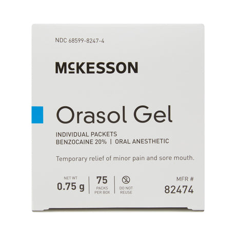 ORASOL, GEL 20% BENZOL 0.9GM (75/BX)