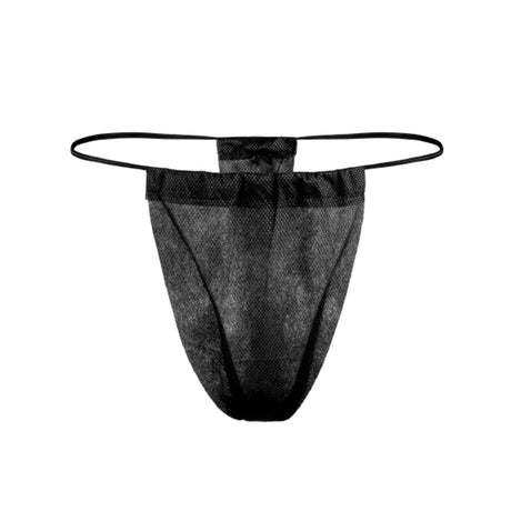 Dukal Reflections™ Spa Thong Panty, Black Reflections™