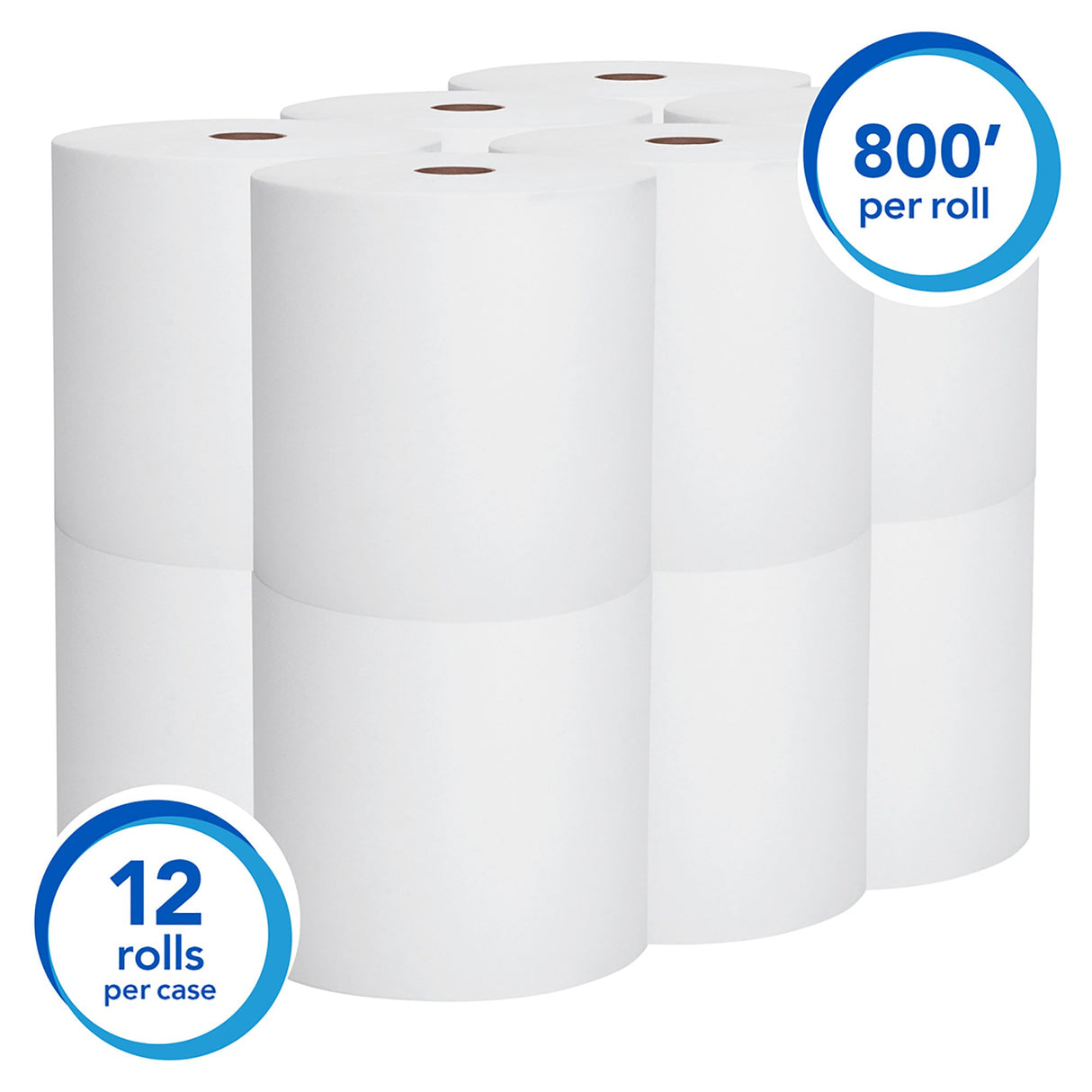 Scott Paper Towel, Hardwound Roll, 8" x 800' Scott® Essential